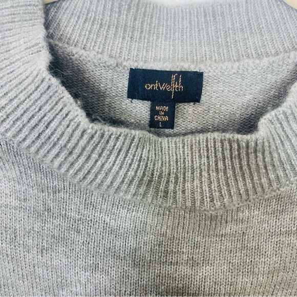 Y2K Ugly Christmas Tree Sweater Wm Lg Wool Comfycozy Pullover Cable Knit Sleeves - Picture 2 of 8